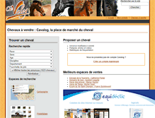 Tablet Screenshot of cavalog.com